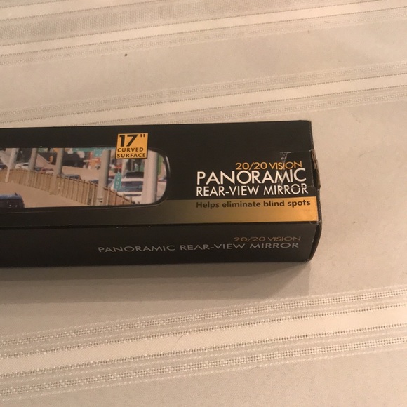 IDEAWORKS 17”curved surface 20/20 VISION PANORAMIC REAR-VIEW MIRROR. - Picture 2 of 12